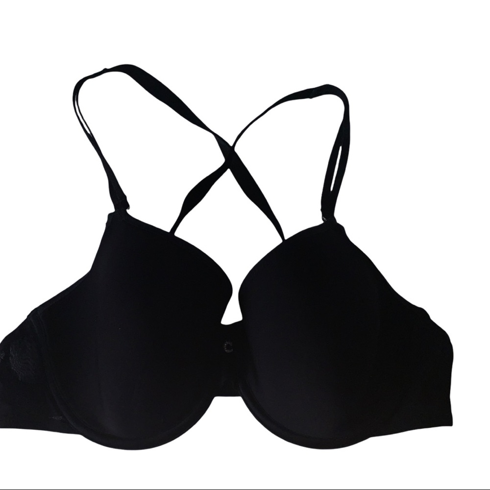 Chantel black underwire bra